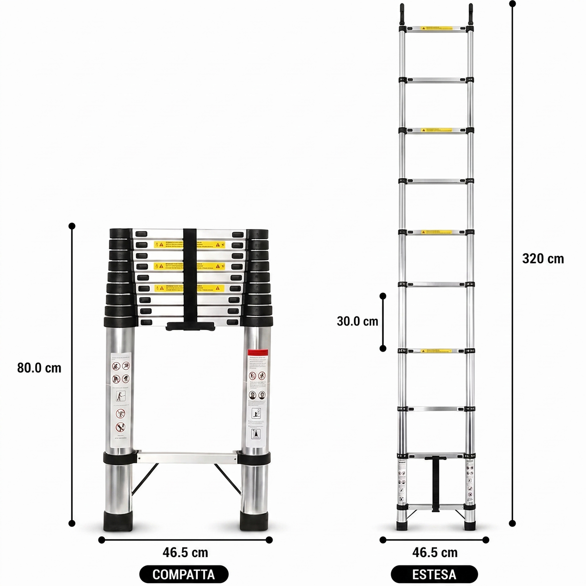 Scala Telescopica 3,2m Pro | Esperto Scale